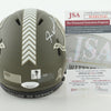 Jameson Williams Signed Lions Salute To Service Alternate Speed Mini Helmet (JSA &amp; Williams)