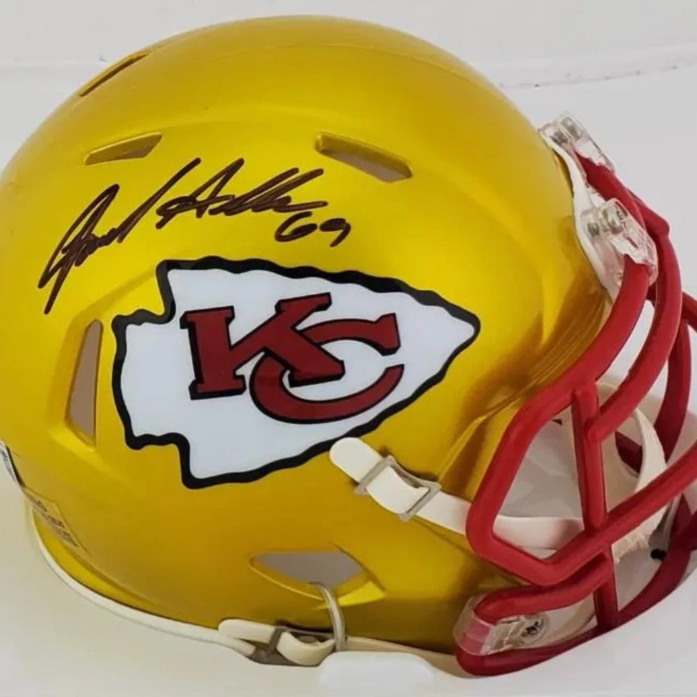 Jared Allen Signed Kansas City Chiefs Flash Alternate Speed Mini Helmet (Beckett Witness Certified)