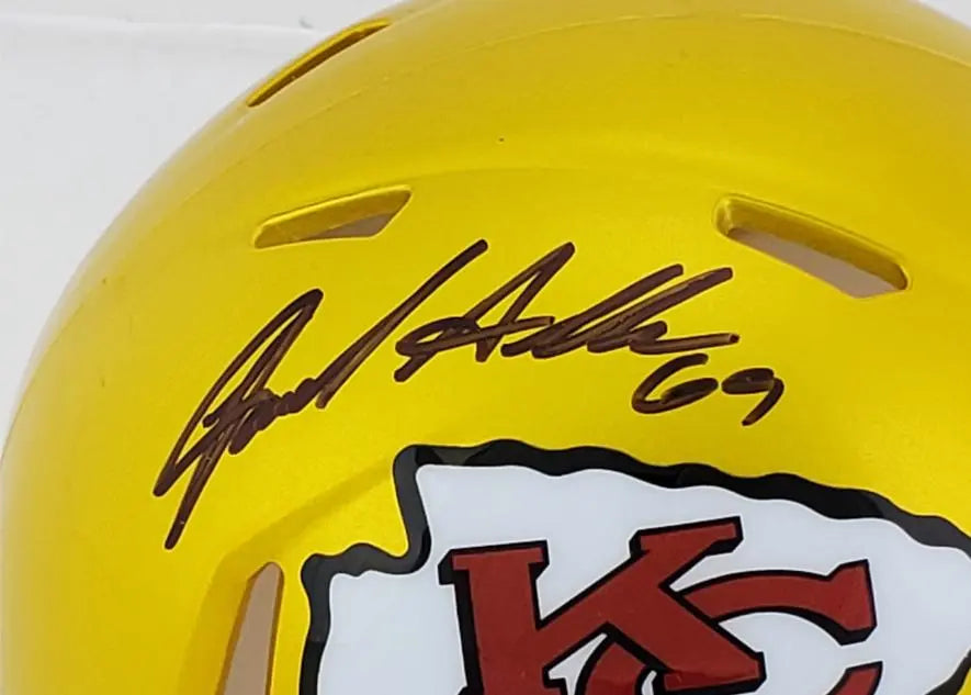 Jared Allen Signed Kansas City Chiefs Flash Alternate Speed Mini Helmet (Beckett Witness Certified)