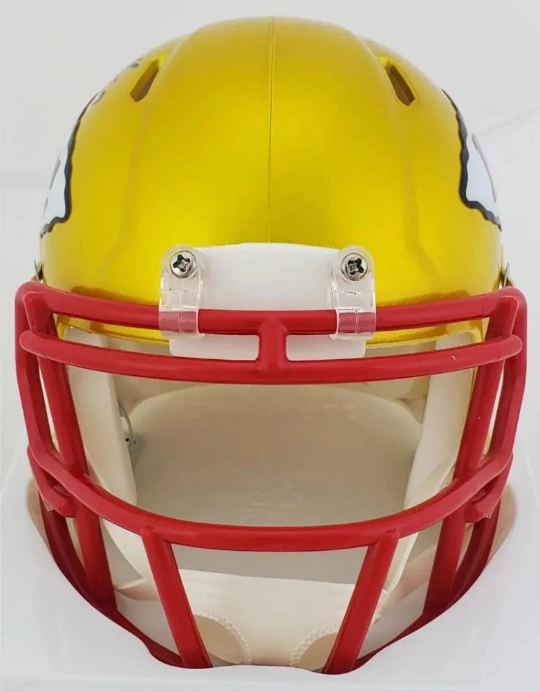 Jared Allen Signed Kansas City Chiefs Flash Alternate Speed Mini Helmet (Beckett Witness Certified)