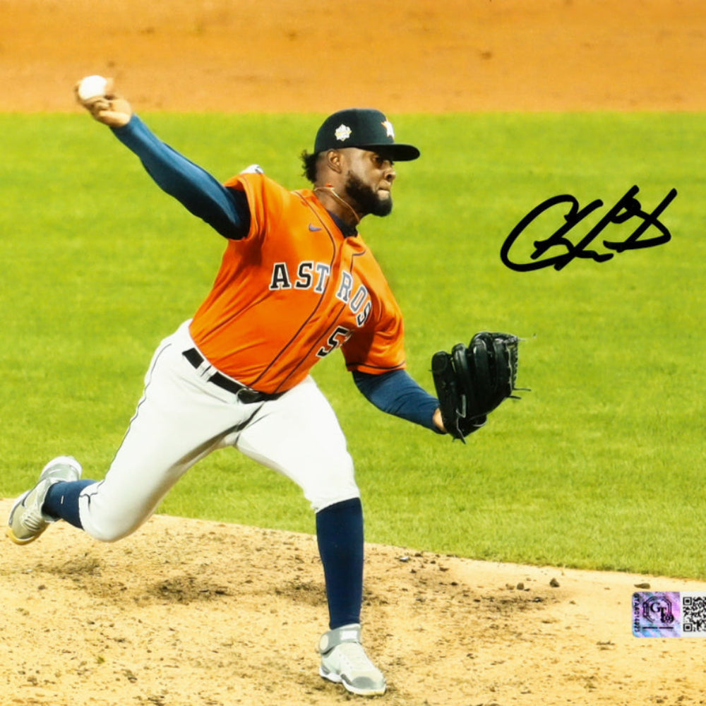 Cristian Javier Signed Astros 8x10 Photo (GTA)