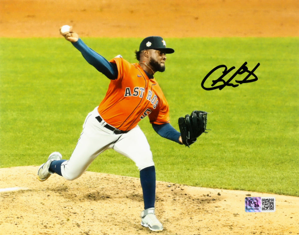Cristian Javier Signed Astros 8x10 Photo (GTA)