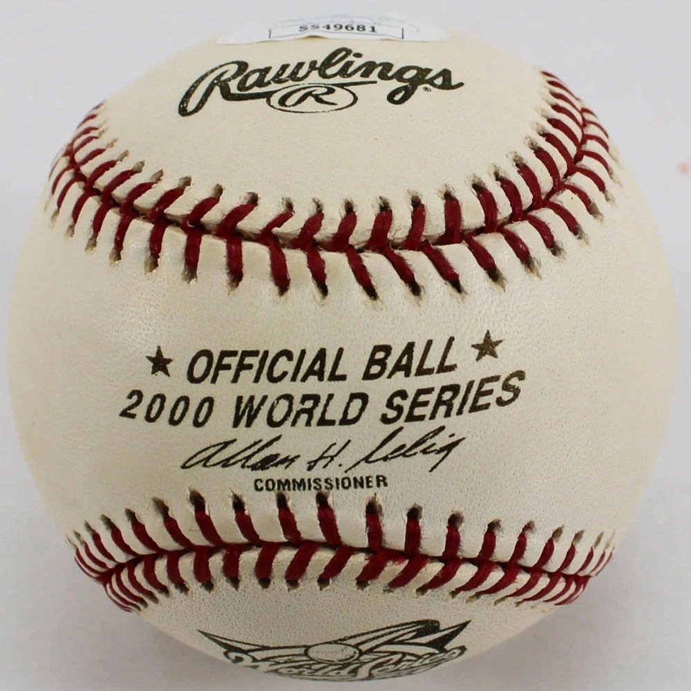 Jay Payton Signed 2000 World Series OML Baseball (JSA COA)