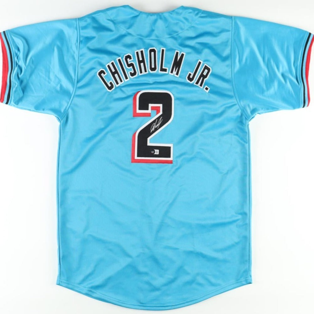Jazz Chisholm Jr. Signed Miami Marlins Jersey (Beckett)