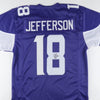Justin Jefferson Signed Purple Jersey (3) (JSA)