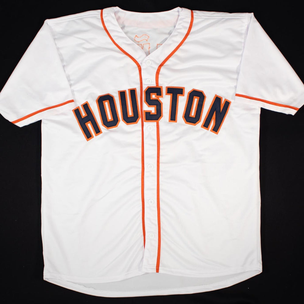 Jeremy Pena Signed Houston Astros Jersey with "22 WS MVP" (Beckett Witness)