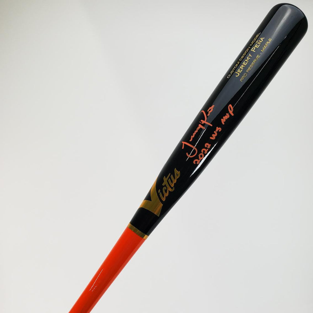 Jeremy Pena "2022 WS MVP" Signed Victus Game Model Baseball Bat (Beckett)