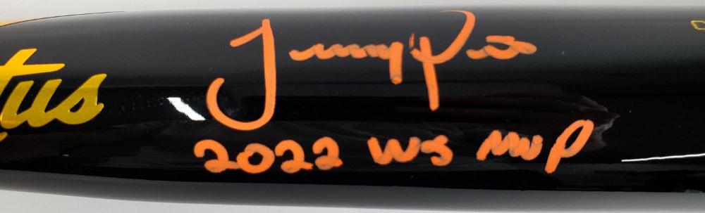 Jeremy Pena "2022 WS MVP" Signed Victus Game Model Baseball Bat (Beckett)