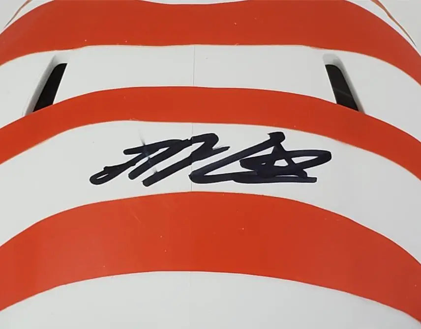 Joe Mixon Signed Cincinatti Bengals Lunar Eclipse Mini Helmet (JSA &amp; Players Ink Certified)