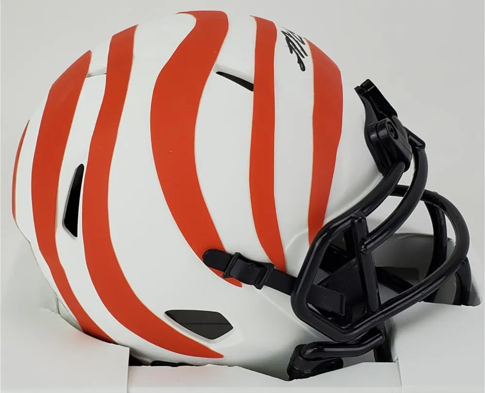 Joe Mixon Signed Cincinatti Bengals Lunar Eclipse Mini Helmet (JSA & Players Ink Certified)