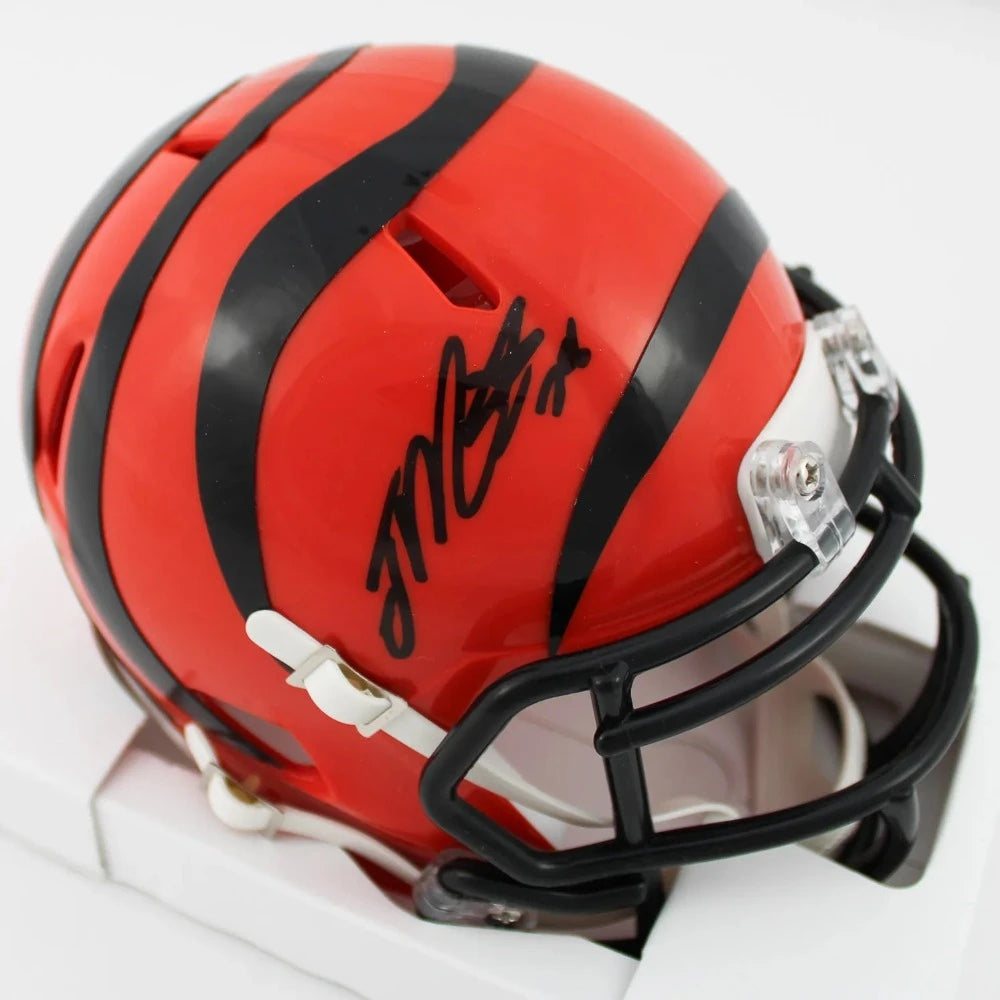 Joe Mixon Signed Cincinnati Bengals Speed Mini Helmet (JSA Witness COA)