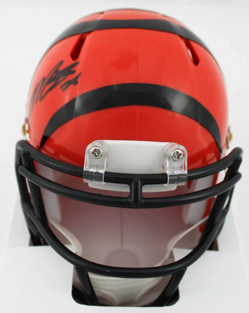 Joe Mixon Signed Cincinnati Bengals Speed Mini Helmet (JSA Witness COA – GSSM