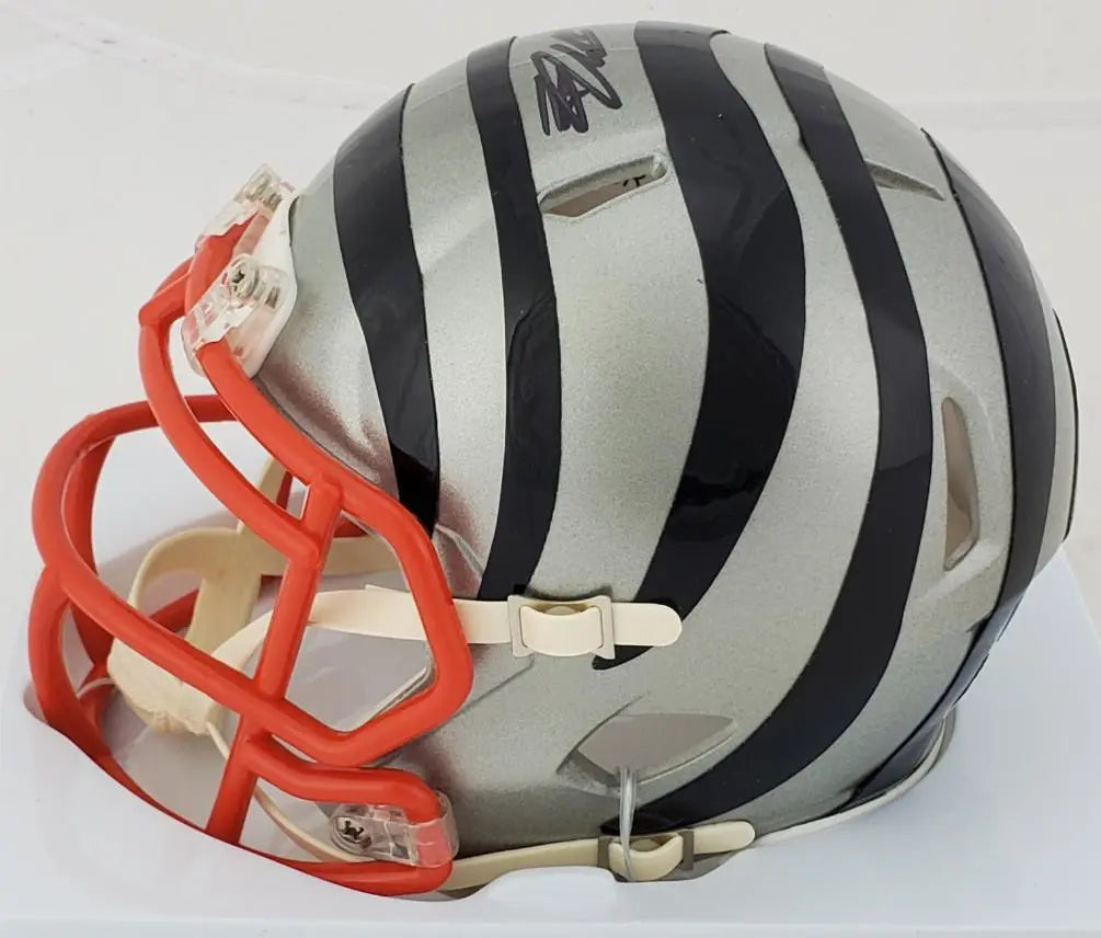 Joe Mixon Signed Cincinatti Bengals Flash Alternate Speed Mini Helmet (JSA &amp; Players Ink Certified)