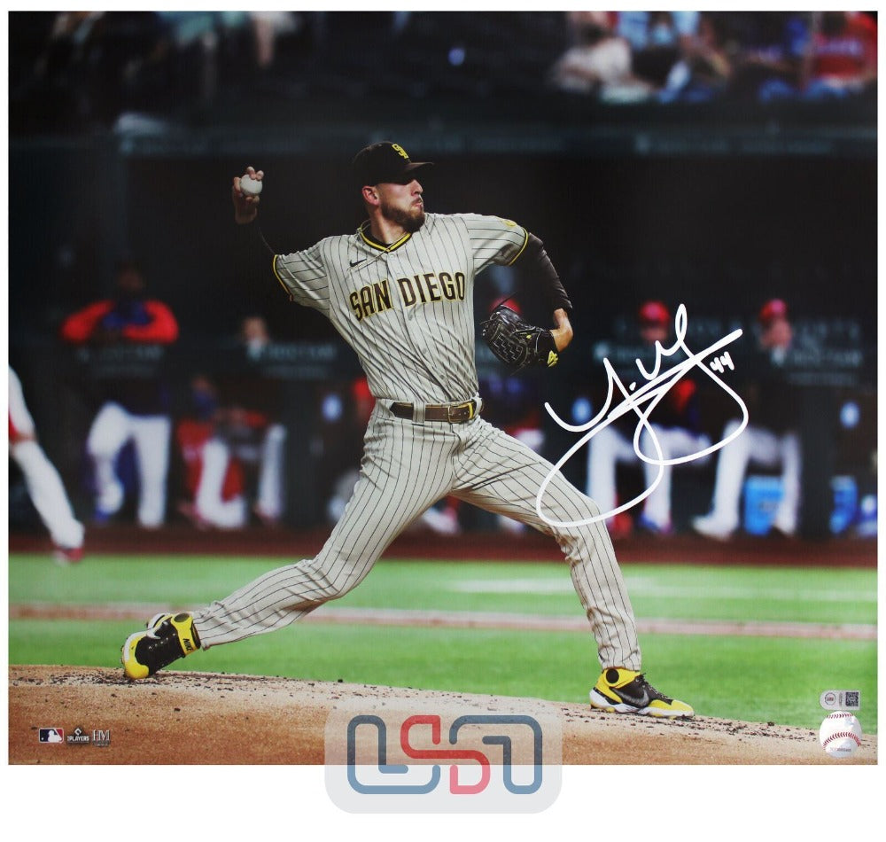 Joe Musgrove Signed Padres 16x20 Photo (USA SM)