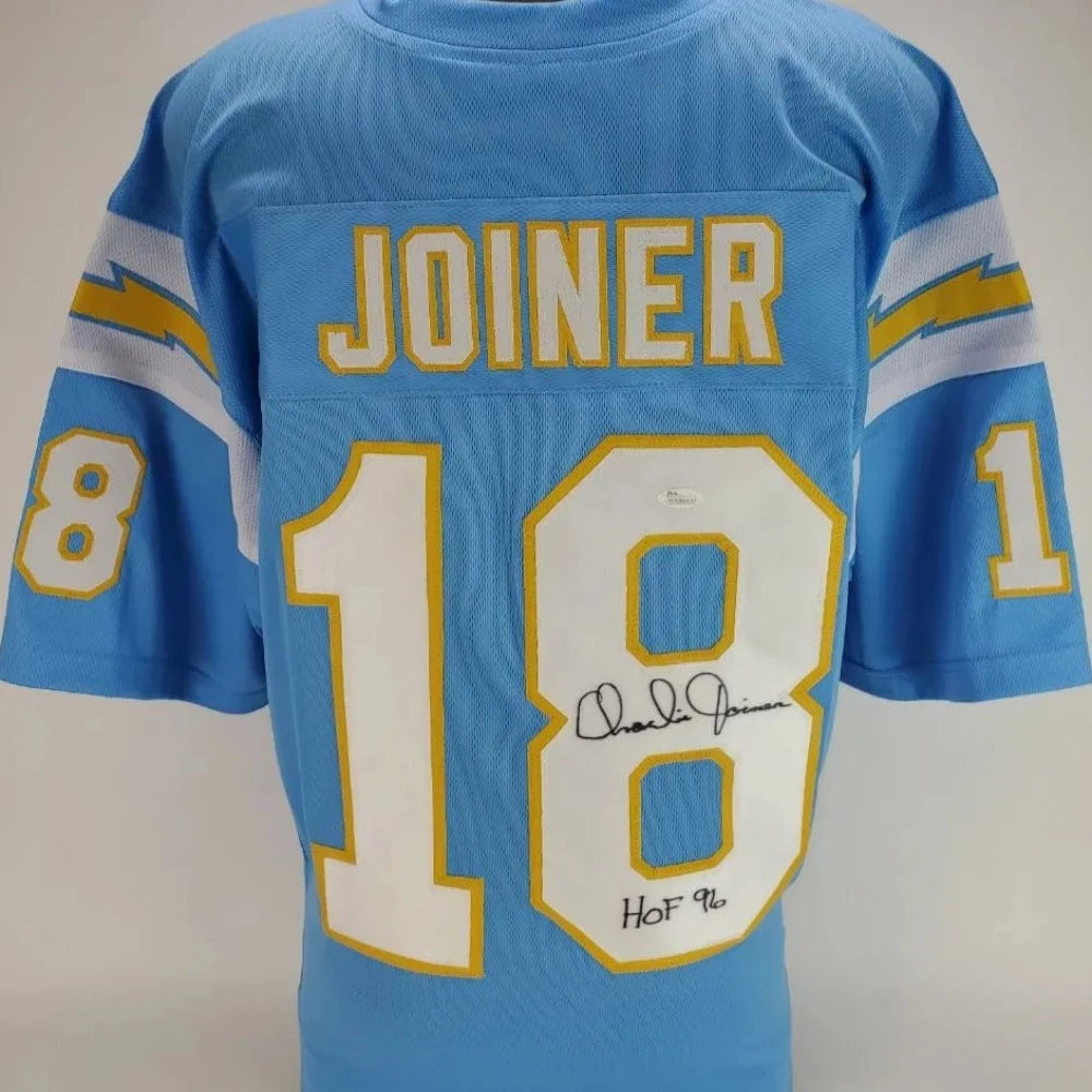 Charlie Joiner “HOF 96” Signed San Diego Chargers Jersey (JSA Witness COA)