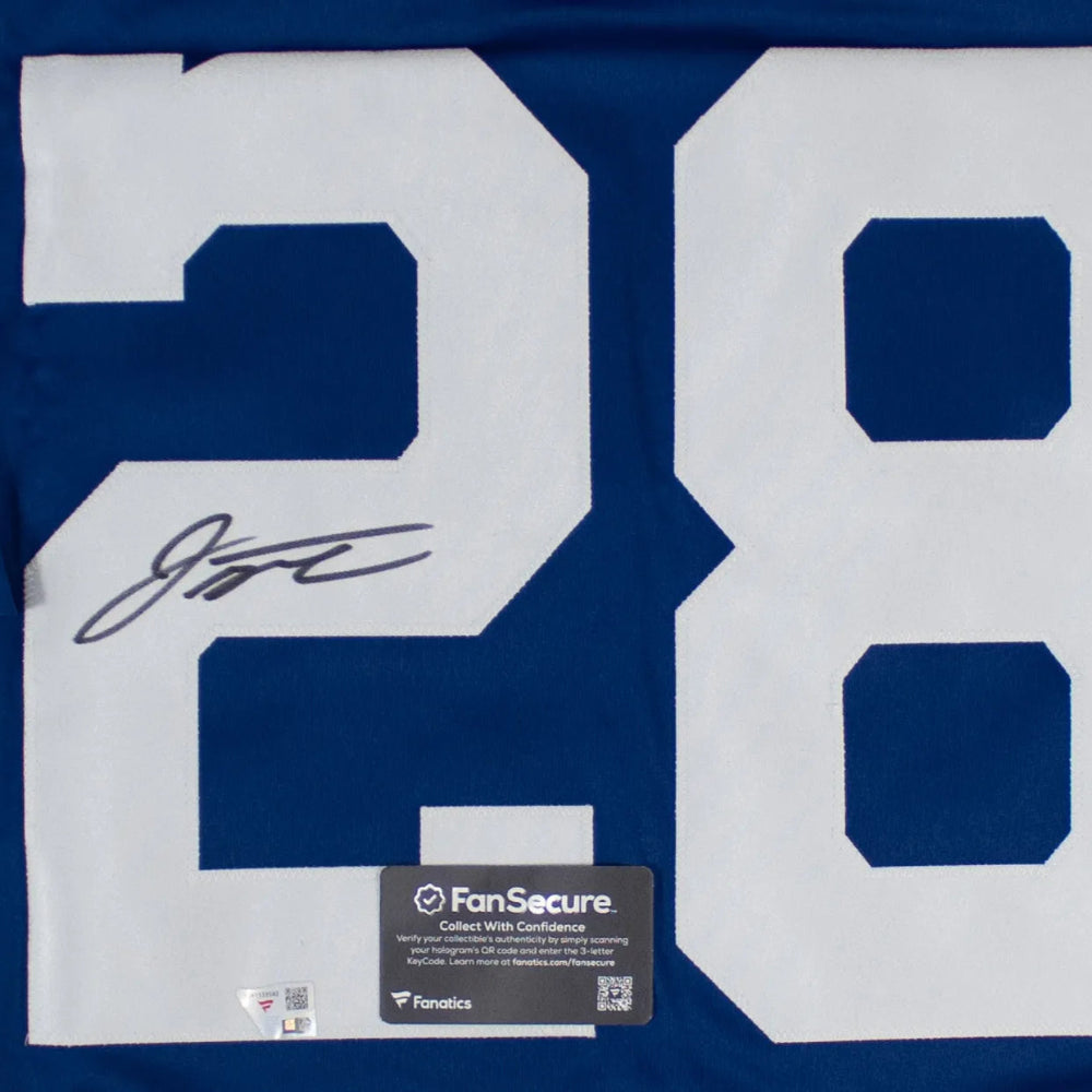 Jonathan Taylor Signed Indianapolis Colts Nike NFL Authentic Limited Jersey (Fanatics Certified)