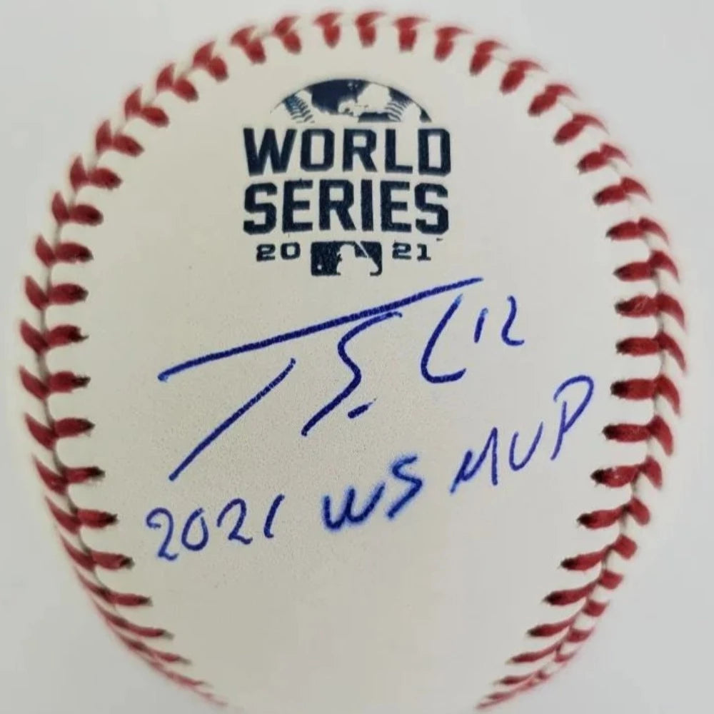 Jorge Soler “2021 WS MVP” Signed 2021 World Series Baseball (JSA COA)