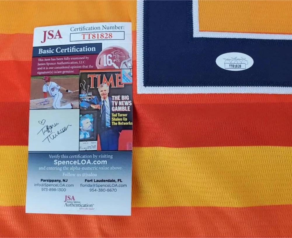 Jose Altuve Signed Majestic Houston Astros Jersey (JSA COA)