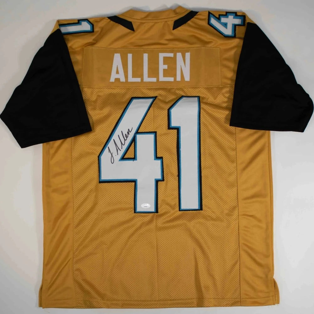 Josh Allen Signed Jacksonville Jaguars Gold Jersey (JSA COA)