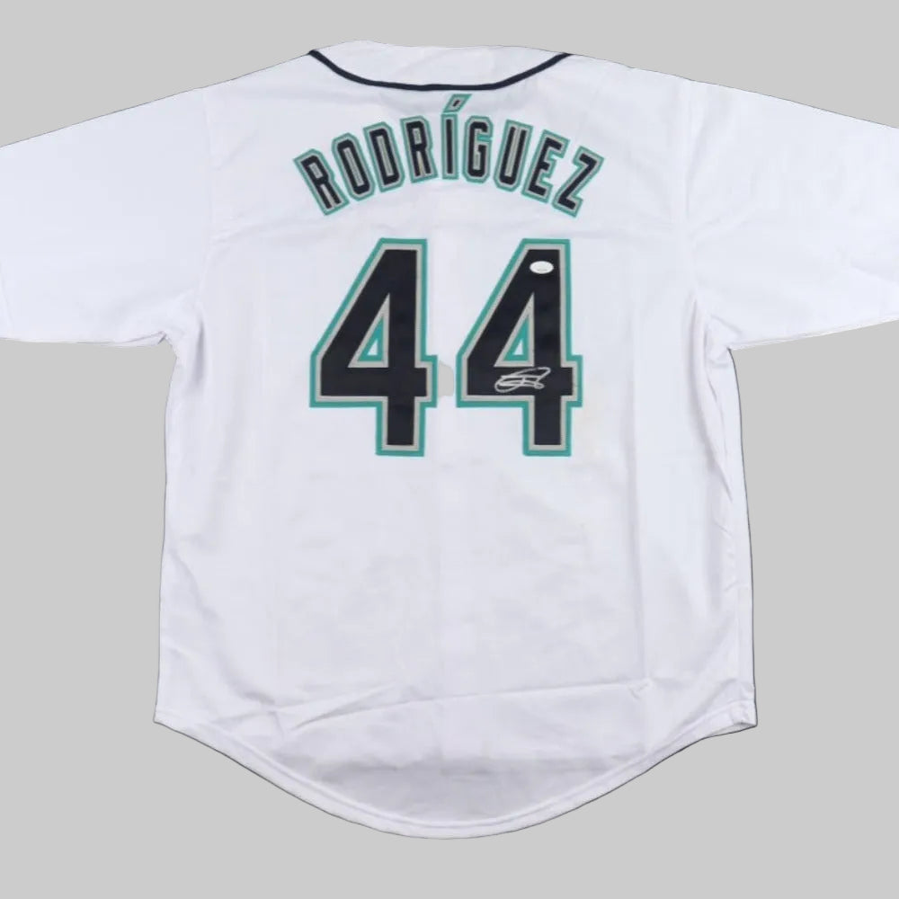 Julio Rodriguez Signed "Rookie Season" White Jersey (2) (JSA)