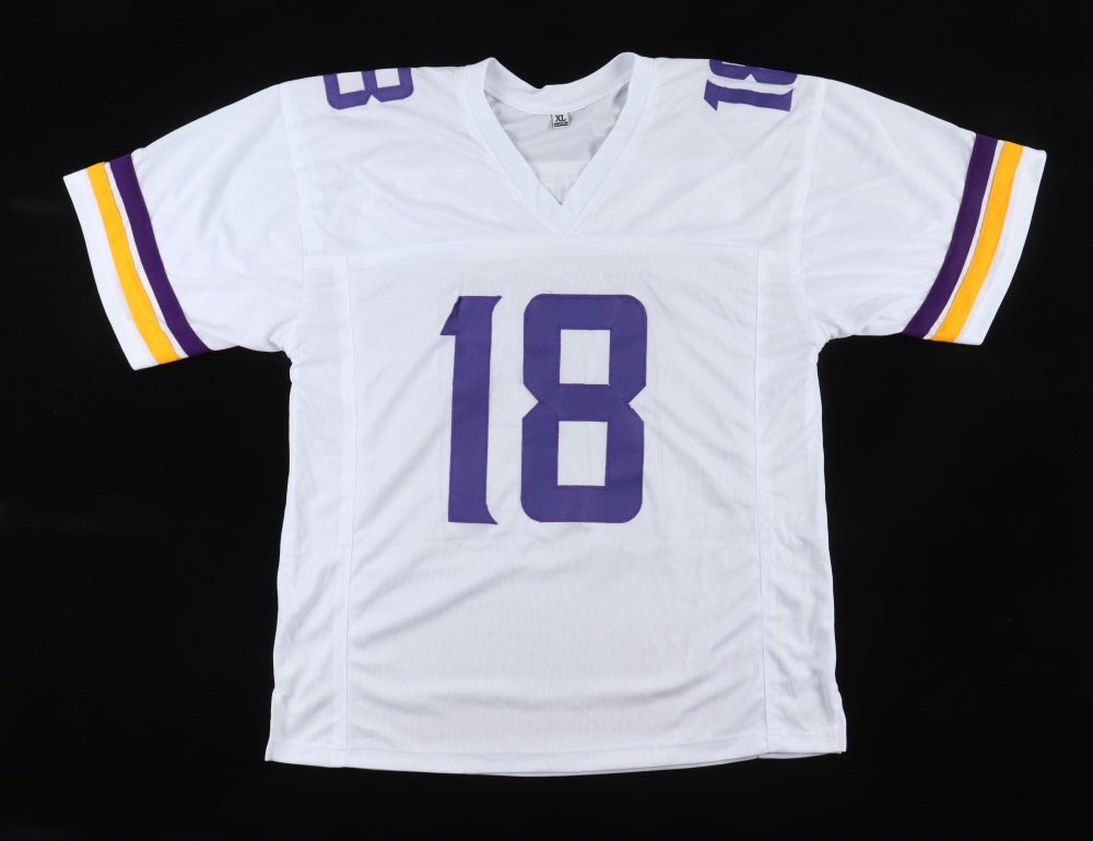 Justin Jefferson Signed White Jersey (JSA)
