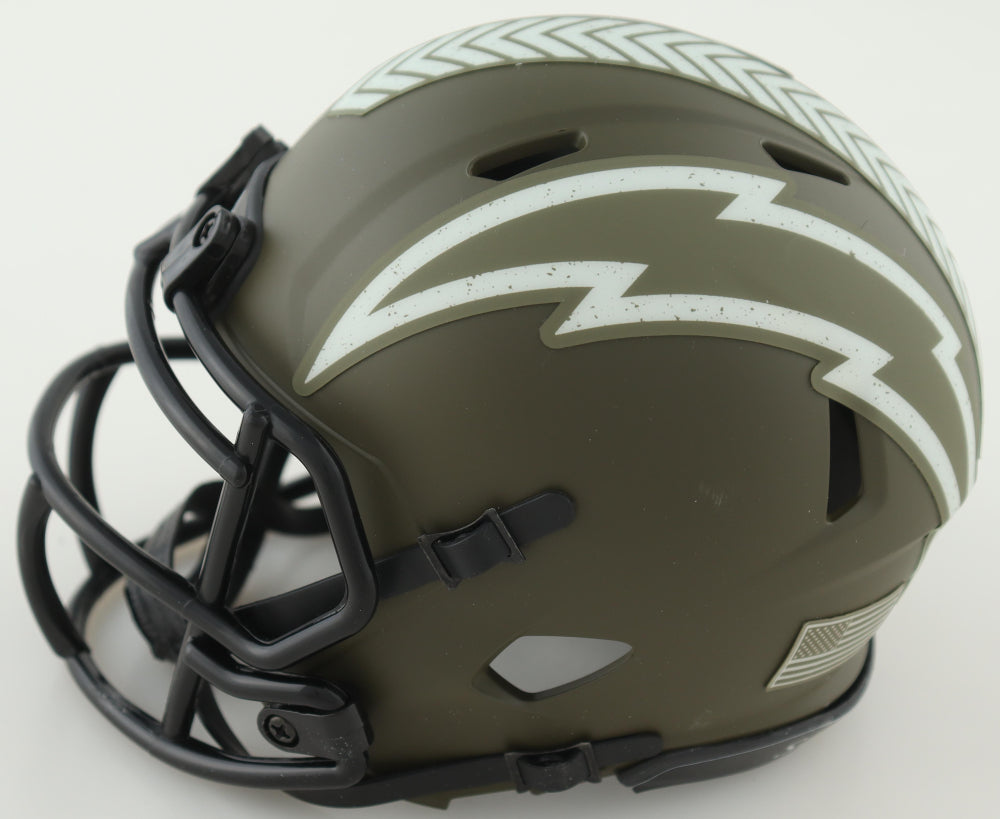 Keenan Allen Signed Chargers Salute to Service Speed Mini Helmet (Beckett)