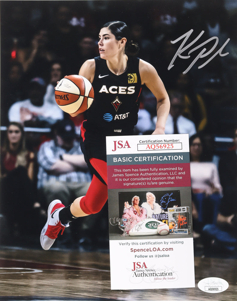 Kelsey Plum Signed Aces 8x10 Photo (JSA)