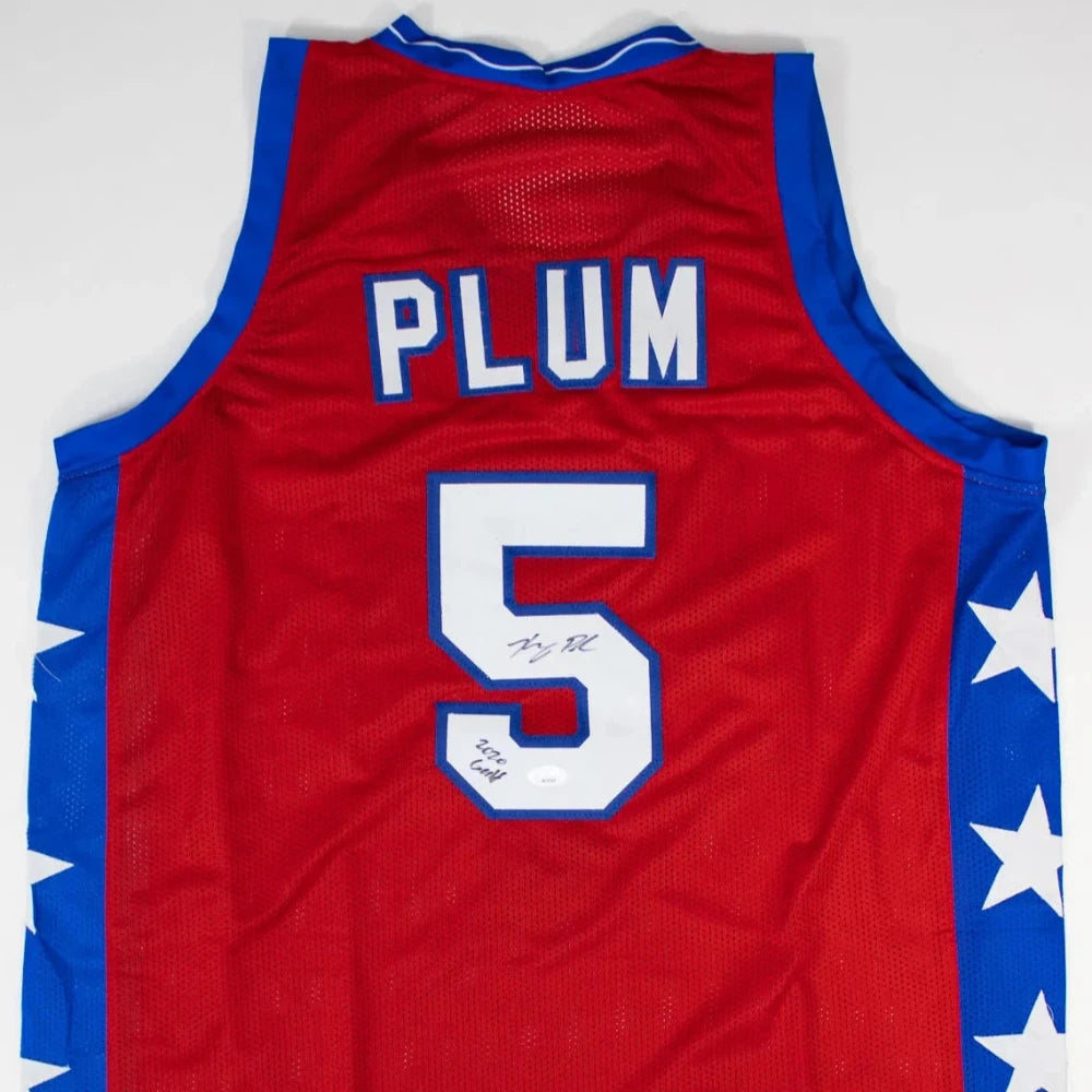 Kelsey Plum “2020 Gold” Signed Team USA Basketball Jersey (JSA COA)