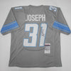 Kerby Joseph Signed Detroit Lions Gray Jersey (JSA Witness COA)