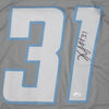 Kerby Joseph Signed Detroit Lions Gray Jersey (JSA Witness COA)