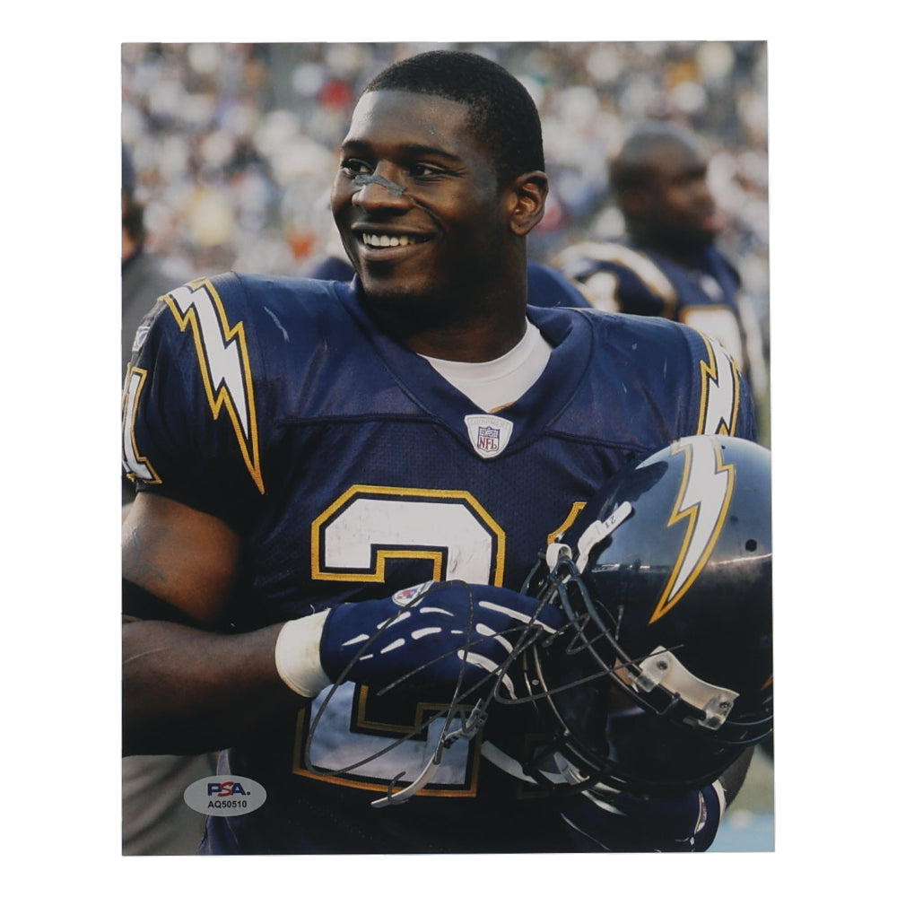 LaDainian Tomlinson Signed San Diego Chargers 8x10 Photo (3) (PSA)