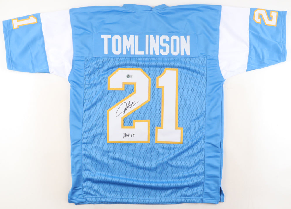 LaDainian Tomlinson Signed Jersey Inscribed &quot;HOF 17&quot; (Beckett)