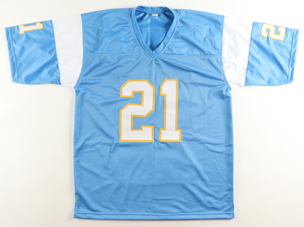 LaDainian Tomlinson Signed Career Highlight Stat Jersey (Beckett)