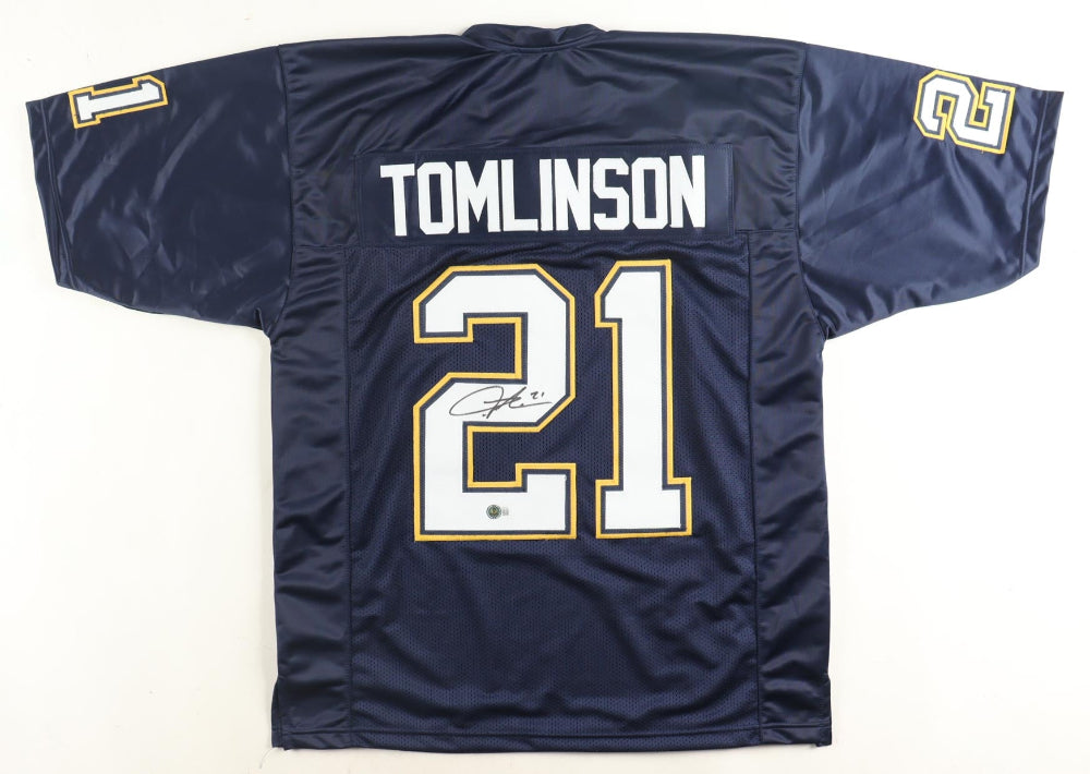 LaDainian Tomlinson Signed Dark Blue Jersey (Beckett)