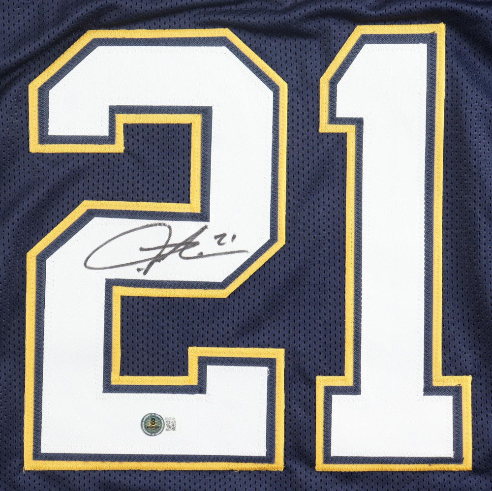 LaDainian Tomlinson Signed Dark Blue Jersey (Beckett)