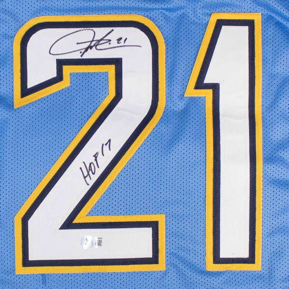 LaDainian Tomlinson Signed Jersey Inscribed "HOF 17" (Beckett) (2)