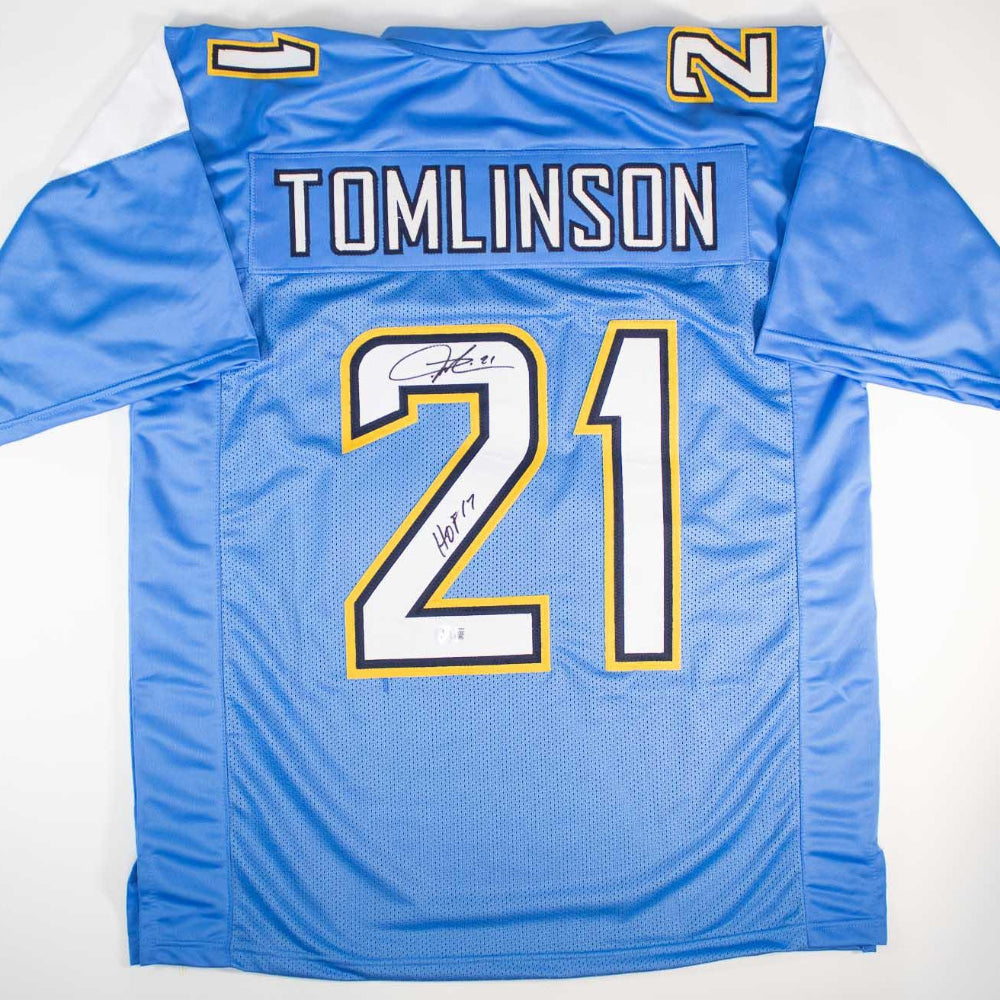 LaDainian Tomlinson Signed Jersey Inscribed "HOF 17" (Beckett) (2)