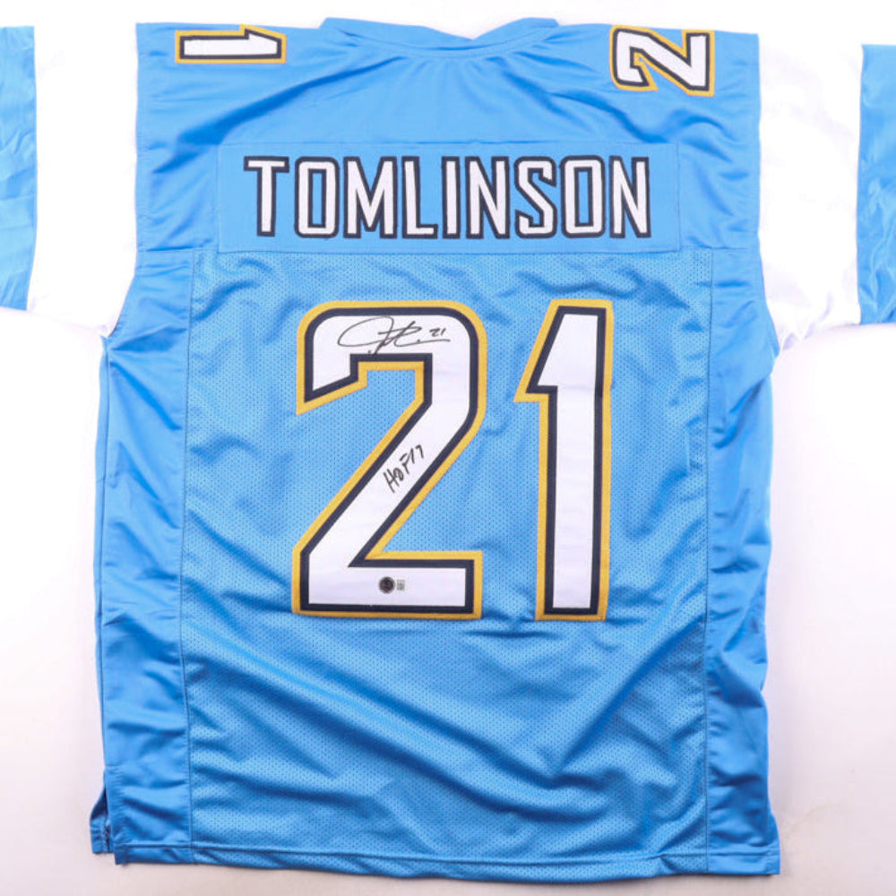 LaDainian Tomlinson Signed Jersey Inscribed "HOF 17" (Beckett) (2)