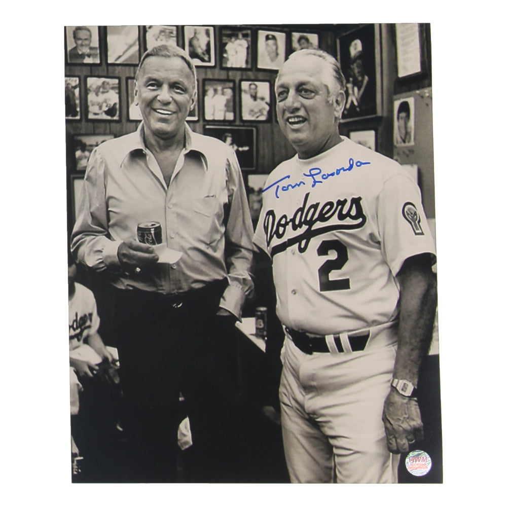 Tommy Lasorda Signed Dodgers 8x10 Photo (AWM)