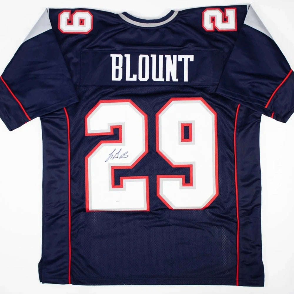 LeGarrette Blount Signed New England Patriots Jersey (JSA Witness COA)