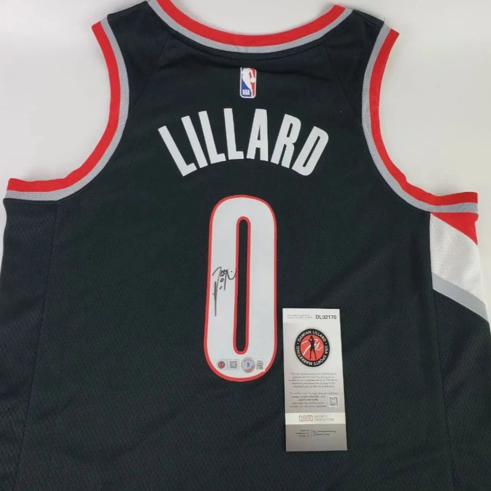 Damian Lillard Signed Portland Trail Blazers Nike NBA Dri-Fit