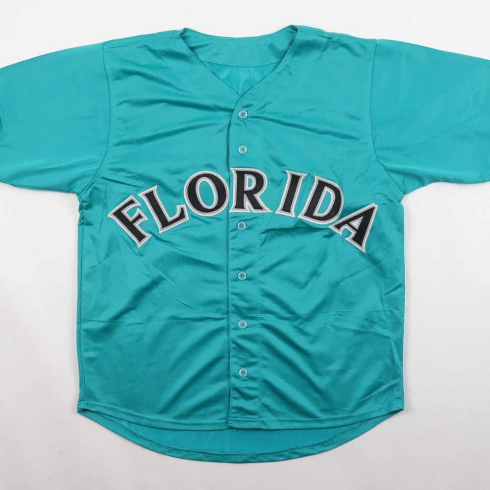 Livan Hernandez Signed Jersey Inscribed "MVP 1997 WS" (JSA)