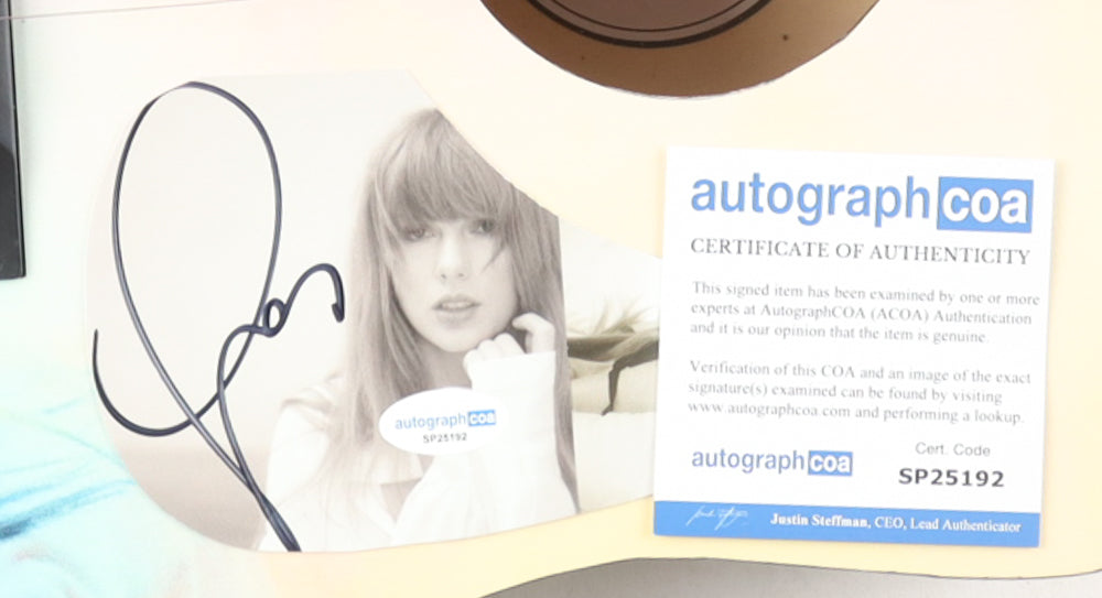 Taylor Swift Signed Ashthorpe 38" "Lover" Guitar (ACOA)