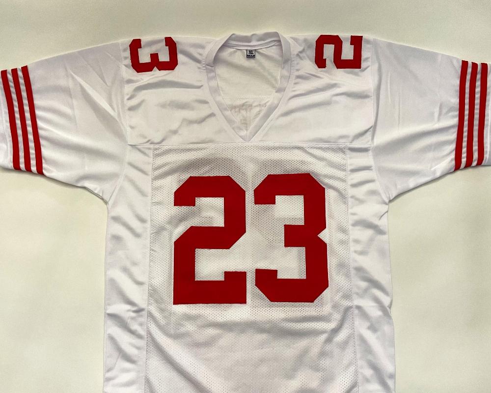 Christian McCaffrey Signed White Jersey (PIA)