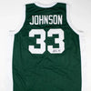 Magic Johnson Signed Michigan State Spartans Green Jersey (JSA)