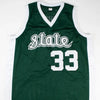 Magic Johnson Signed Michigan State Spartans Green Jersey (JSA)