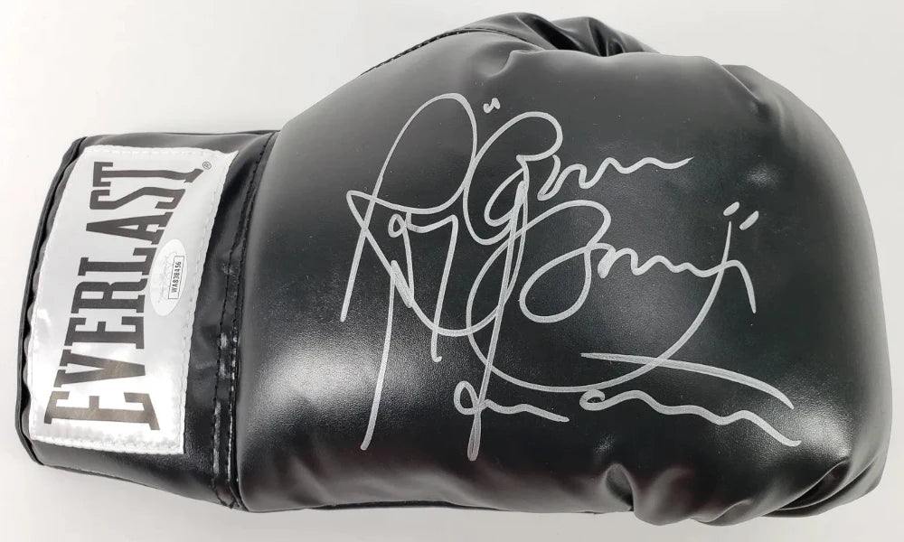 Ray "Boom Boom" Mancini Signed Black Everlast RH Boxing Glove (JSA Witness COA)
