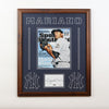 Mariano Rivera Signed Custom Framed Cut Display With Sports illustrated (JSA)