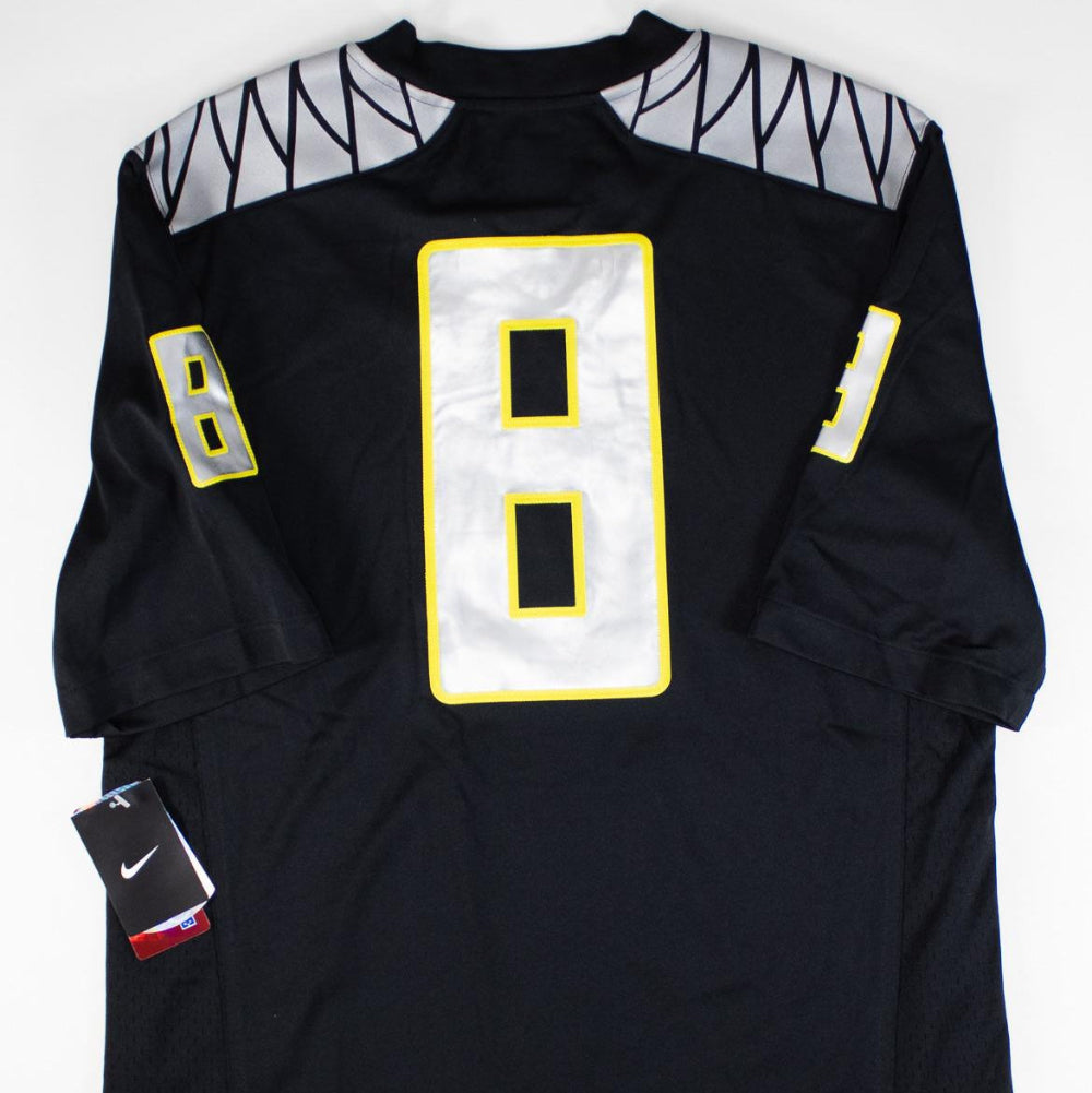 Marcus Mariota "Heisman 14" Signed Oregon Ducks Nike Replica Game Jersey (Beckett Certified)