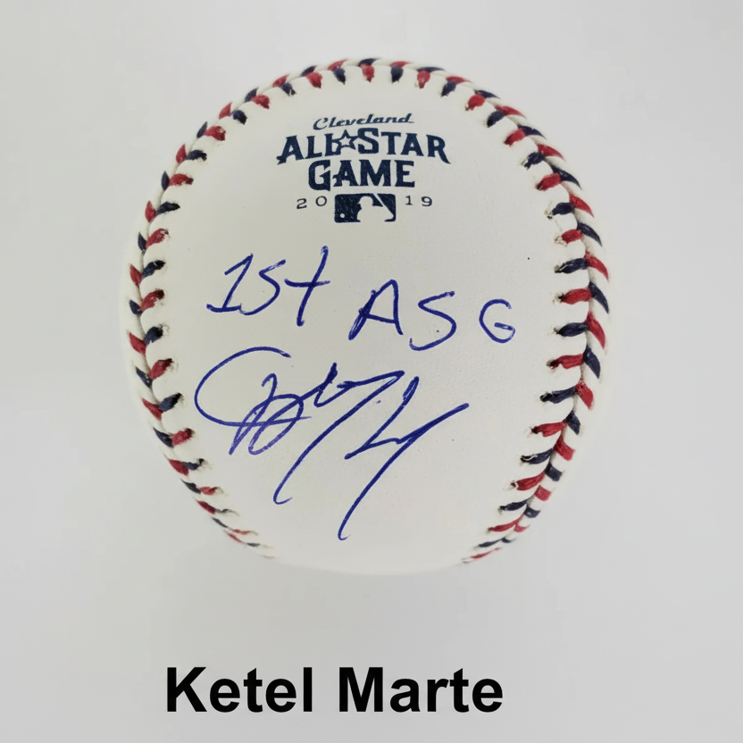 Ketel Marte “1st ASG” Signed Official 2019 MLB All-Star Game Baseball (JSA COA &amp; USA SM)